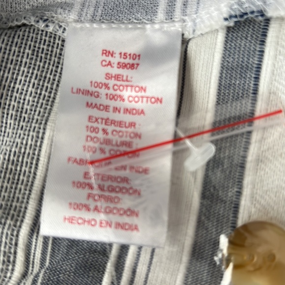 NWT Red Carter Emma Skirt Blue White Size Small - Picture 10 of 10